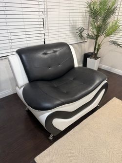 Blue Curved Sectional Sofa with Pillows