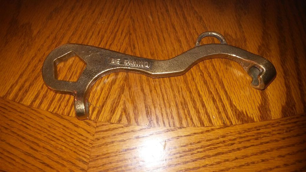 Vintage fire hydrant wrench