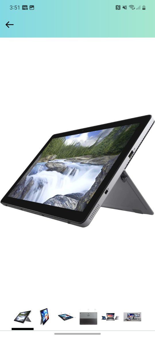 Dell Latitude 7200 Tablet - 12.3" - 16GB RAM - 512GB SSD - Windows 10 Pro 64-bit
