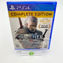 New Witcher 3: Wild Hunt [Complete Edition] (Sony PlayStation 4 PS4, 2016)