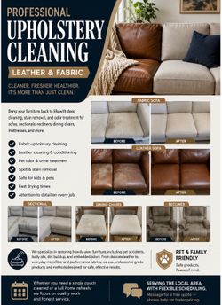 Upholstery Cleaner and Conditioner