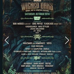 Wicked Oaks VIP Tickets ***Discounted***