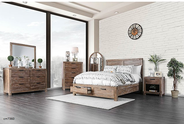 Light Wooden4 Piece Bedroom Set