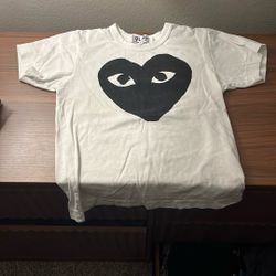 White Mini Tee Come Des Garcons