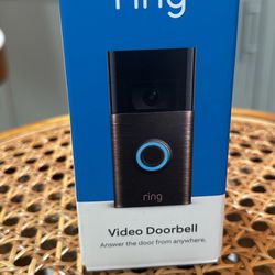 Ring video doorbell