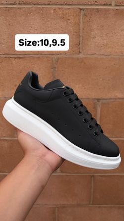 Black and white shoes