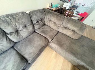 Grey sectional sofa