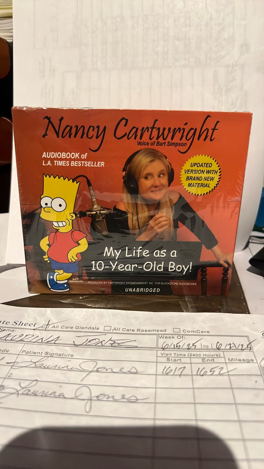THE SIMPSONS NANCY CARTWRIGHT CD BOX SET
