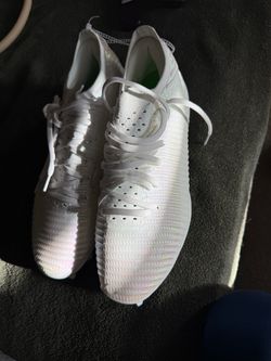 White Under Armour Football Cleats