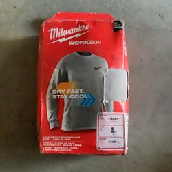 Milwaukee Workskin Lightweight Shirt Large ( Gray )