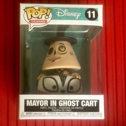 Disney Nightmare Before Christmas Mayor In Ghost Cart Funko Pop!
