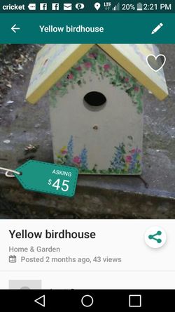 Sunshine birdhouse