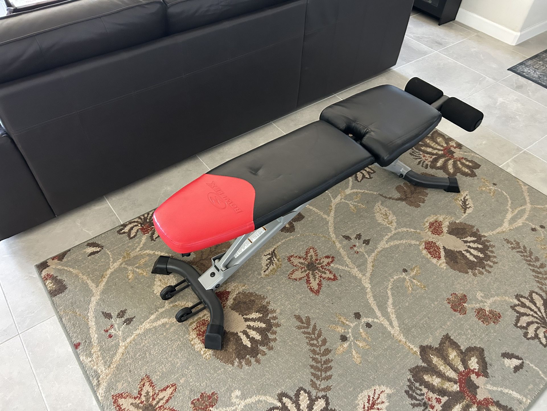 Bowflex Weight Bench,adjustable, With Rollers.