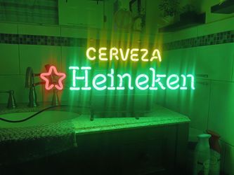 Heineken Neon Sign (Cerveza)