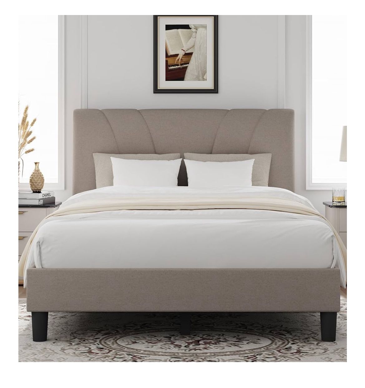 New Queen Size Frame And Mattress