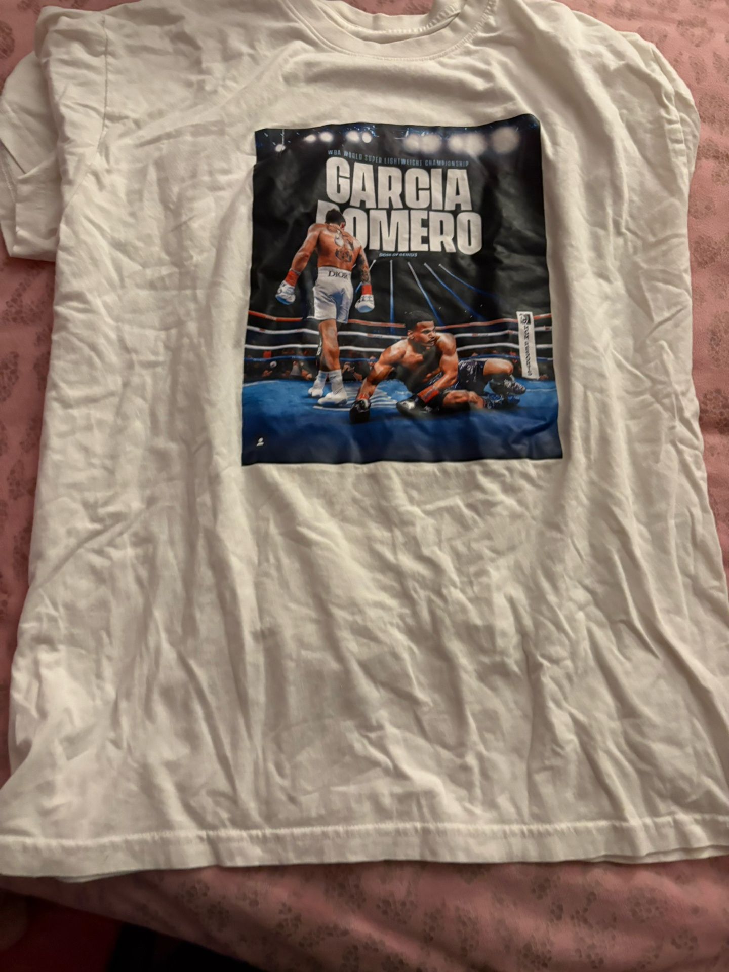 Ryan Garcia Merch Shirt Size M Color White