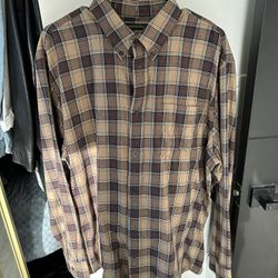 Banana Republic Plaid Long Sleeve Shirt