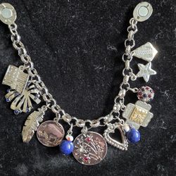 Charm Bracelet,  4 Julio, Pulcera, 