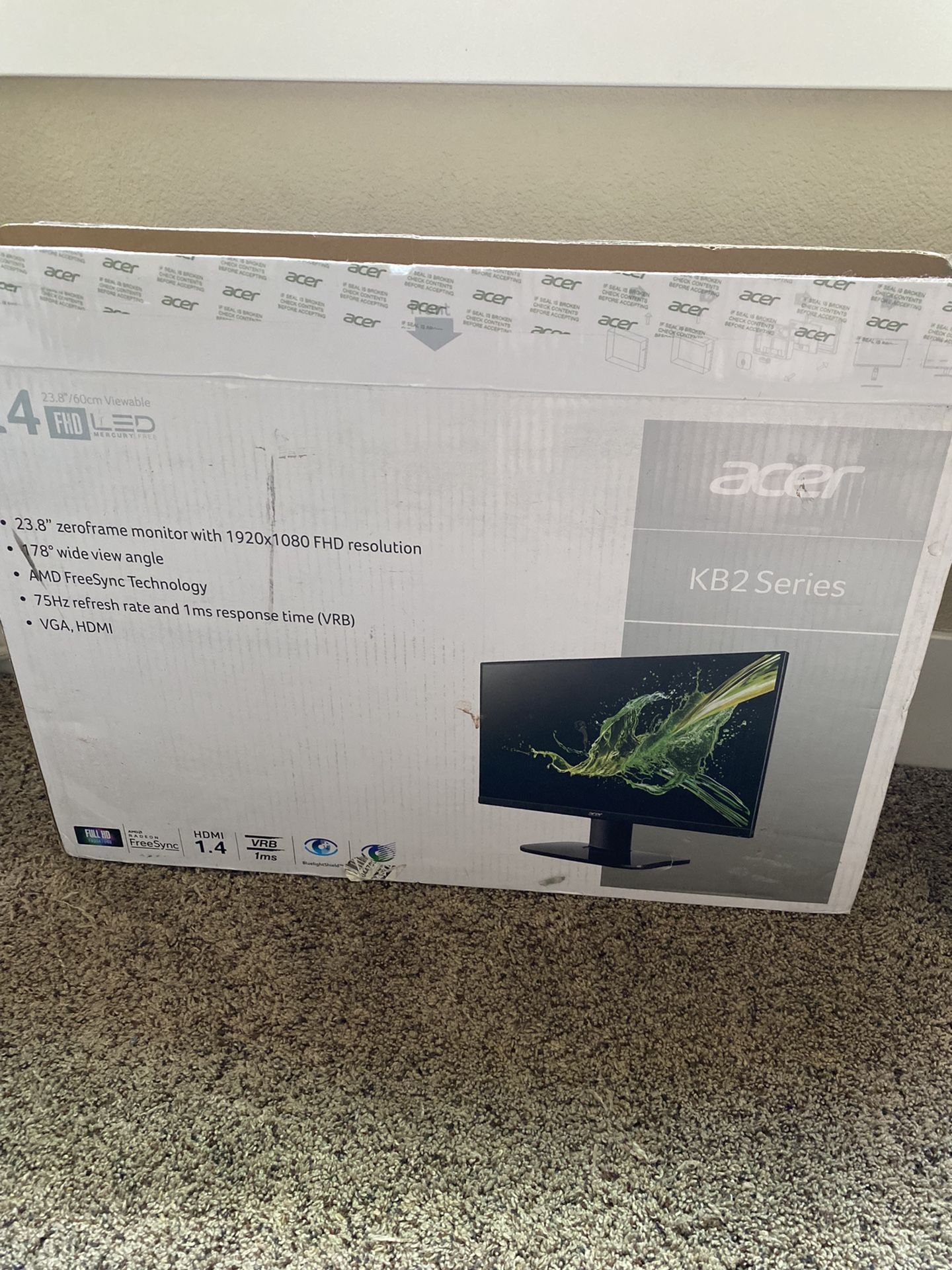 24 Inch Acer Monitor