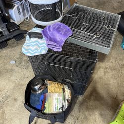 Sugar Glider Cage and Accessories 