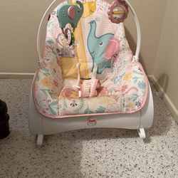 Baby rocker and chair