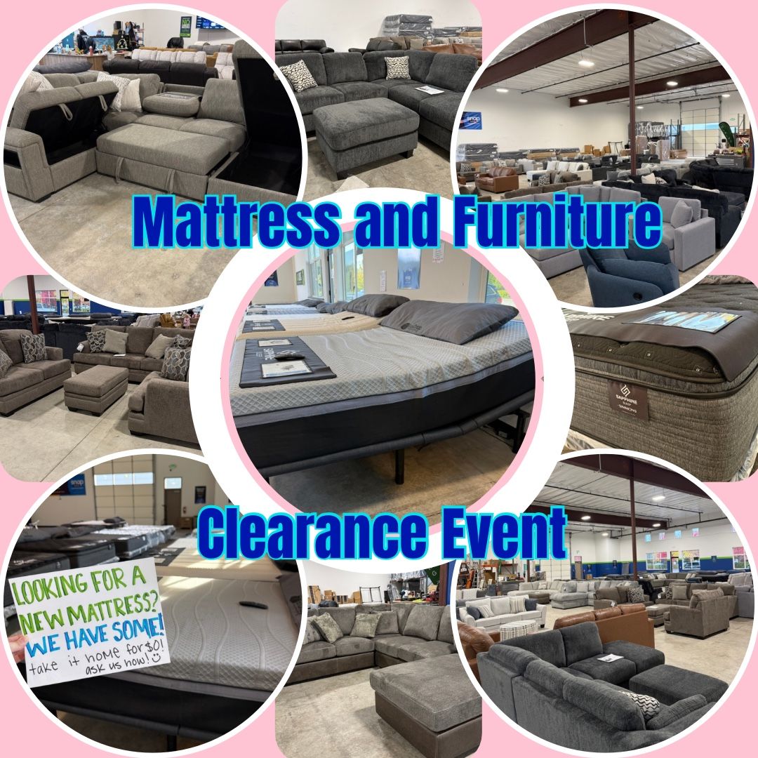 Mattress And Sofa Clearance Sat 11-4 Sun 11-3