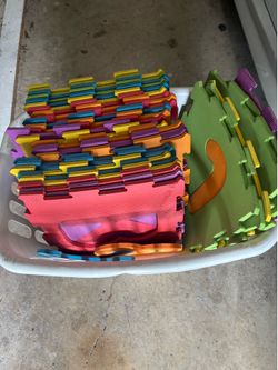 Kids  foam letters playmat