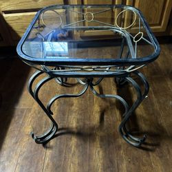 Glass End table 