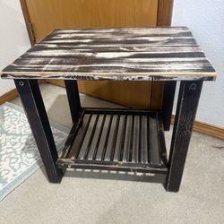 Rustic wooden table