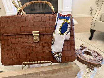 Beautiful Pebble, Leather Bag Cognac