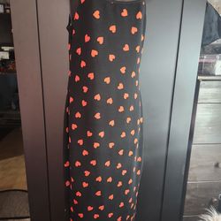 Black heart dress