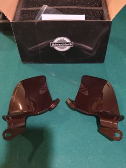 Harley Soft Tail M8 Engine Heat Deflectors.