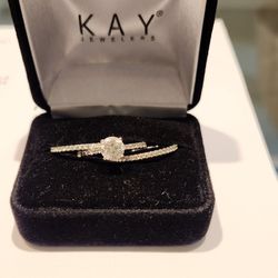 Engagement Ring and Wedding Band 