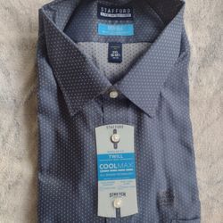 Stafford life in motion coolmax long sleeve shirt size 2XL