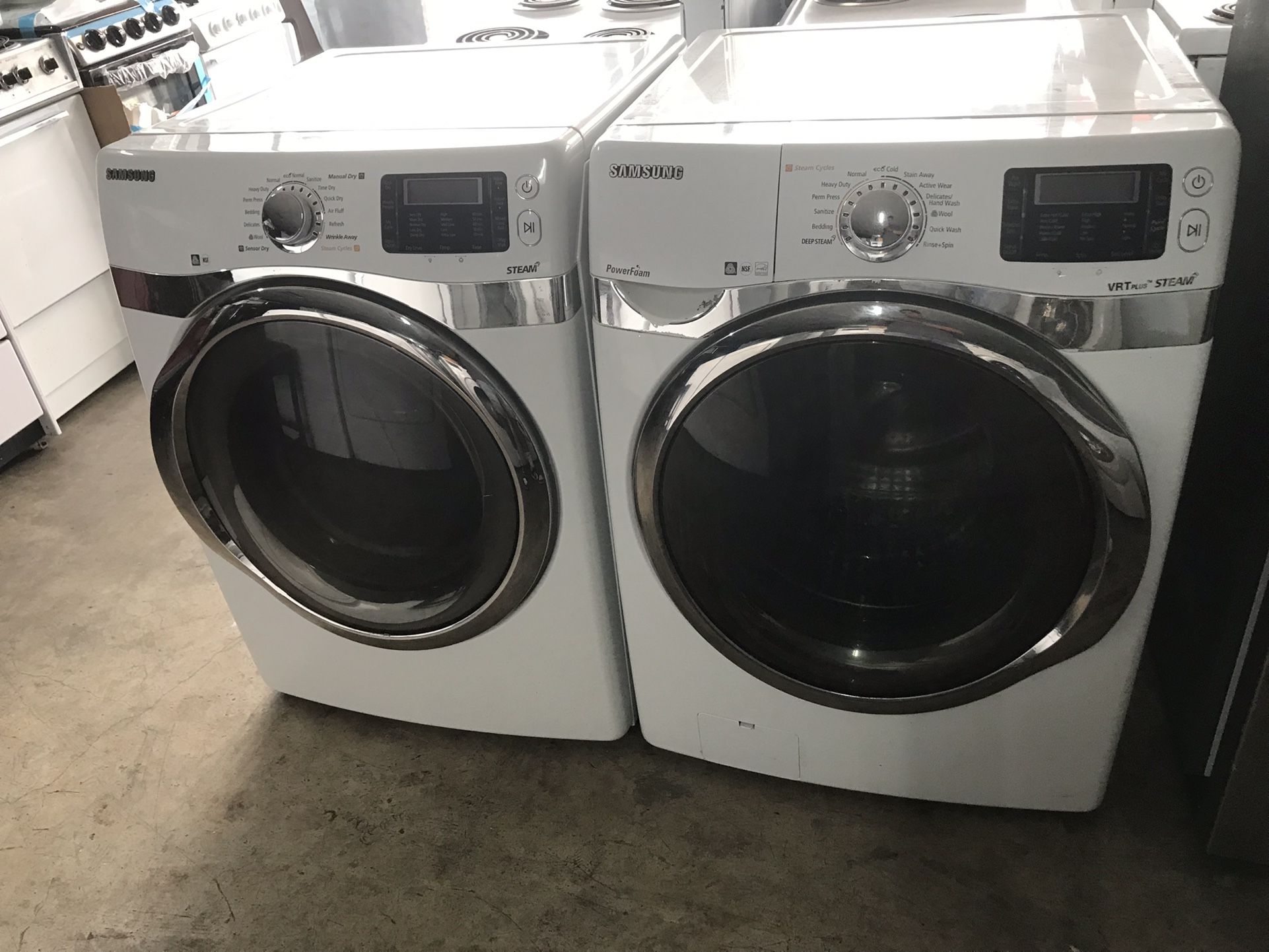 SAMSUNG WASHER AND DRYER
