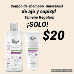SHAMPOO Y MASCARILLA DE AJO