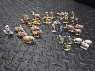 Vintage Wade Whimsies figurine lot- Red Rose Tea, Safari, Endangered Species, Noah's Ark and more!