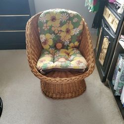 Antique Rattan Chair