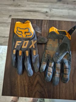 Motocross riding gear gloves fox