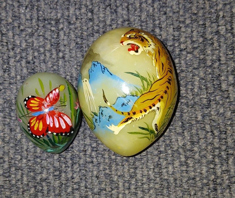 Vintage Jade Eggs