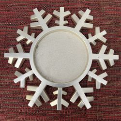 Aluminum Metal Snowflake for 3" Column Pillar Candle