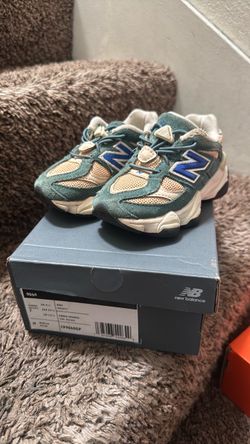 New Balance 9060 Kids Sneakers Green/Nude