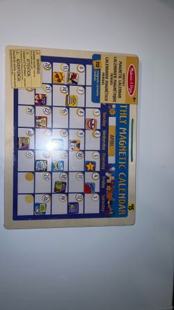 Magnetic Whiteboard Calendar