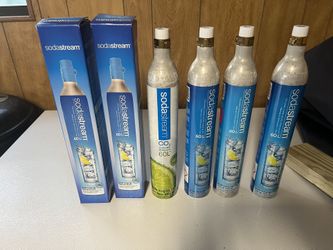 Six Empty Sodastream Canisters
