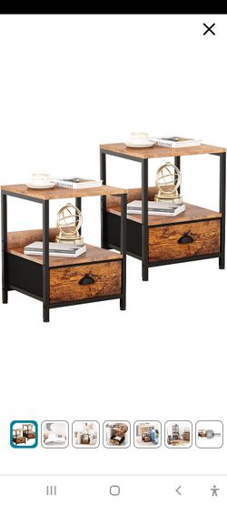 Furolgee nightstand end table 