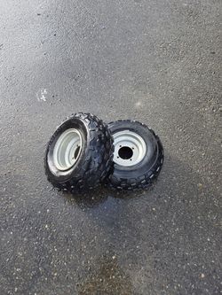 Quad Wheels 19x7-8 (Read Description)