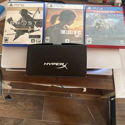 PS5 Disc Edition With 3 Games And Headset Bundle