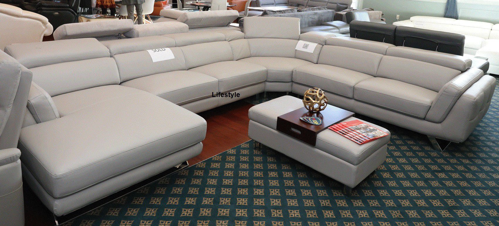 Made İn Italy,  FULL LEATHER Sectional,  Fast Delivery,  Finance Available 