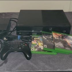 Microsoft XBOX ONE 1540 Console Bundle -  500GB - BLACK - 3 games Tested