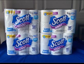 Scott Tissue (12 rolls)—$10 each/$10 cada uno